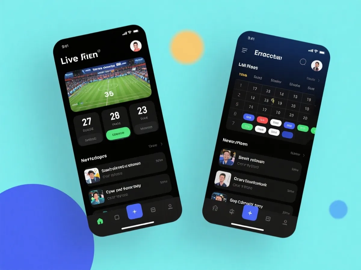 电竞APP界面展示