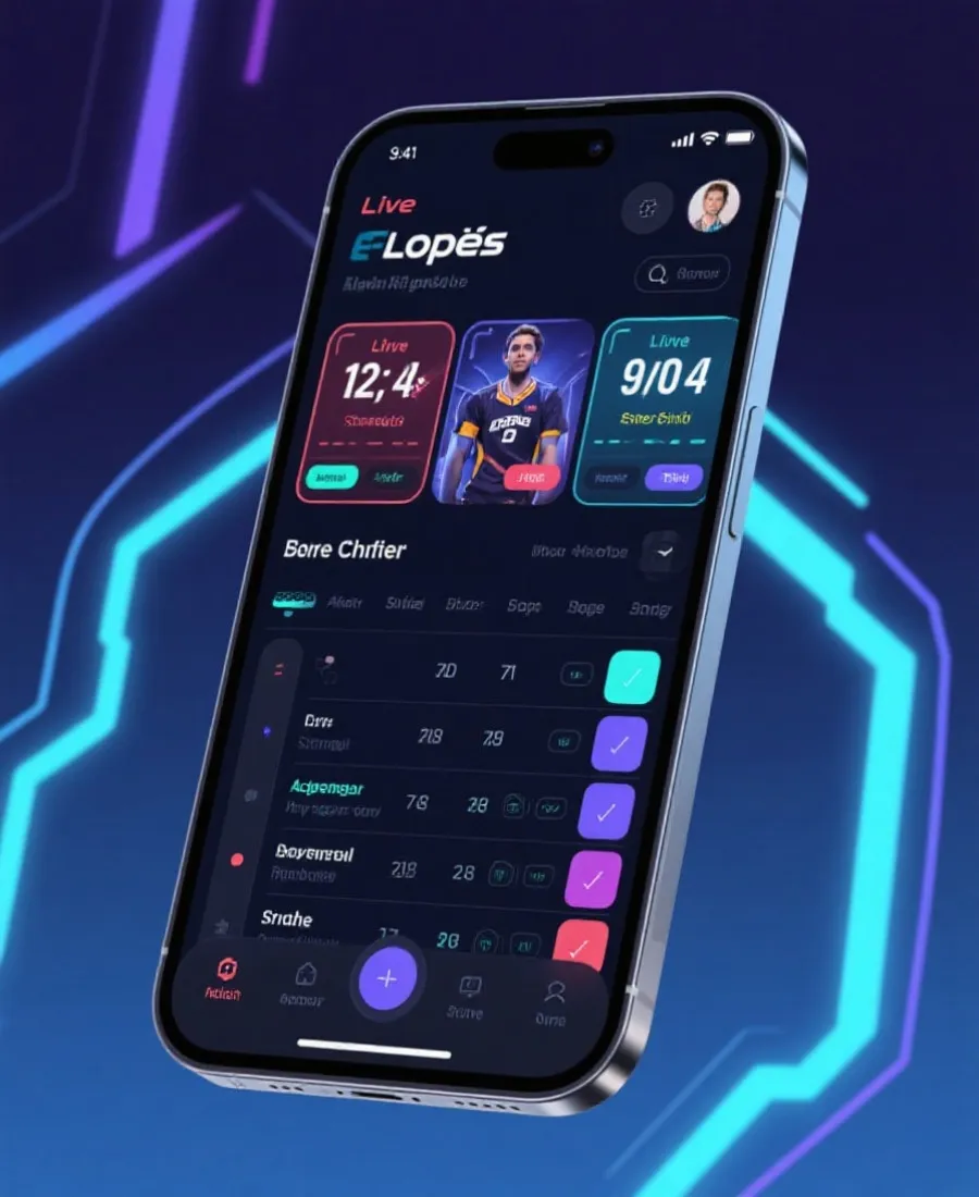 电子竞技比分与赛程界面